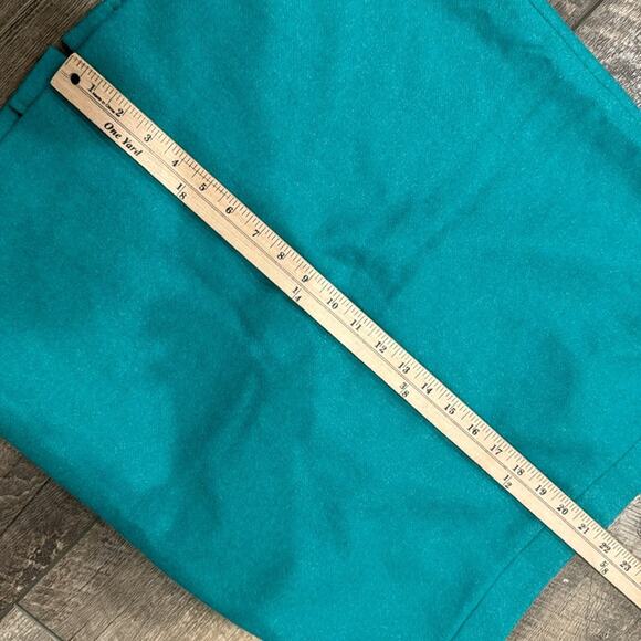 J.Crew Women's The Pencil Skirt Wool Blend Emerald Green Size 12 - Picture 5 of 8